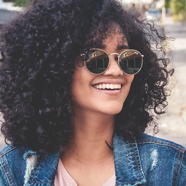 a picture of me smiling